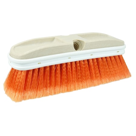 Weiler 9-1/2" Truck Wash Brush, Flagged Orange Polystyrene Fill 42210